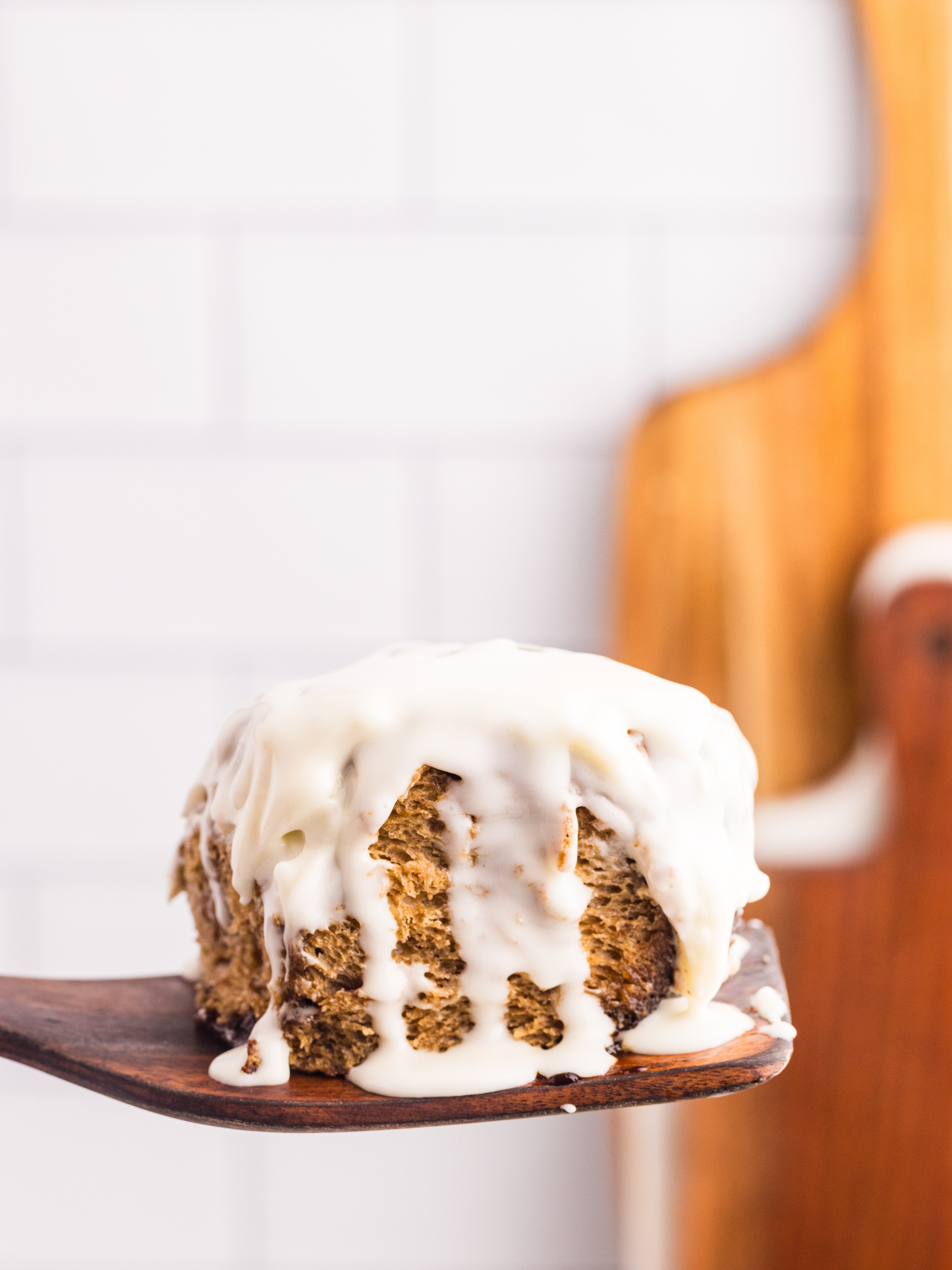 Frosted Gingerbread Cinnamon Rolls