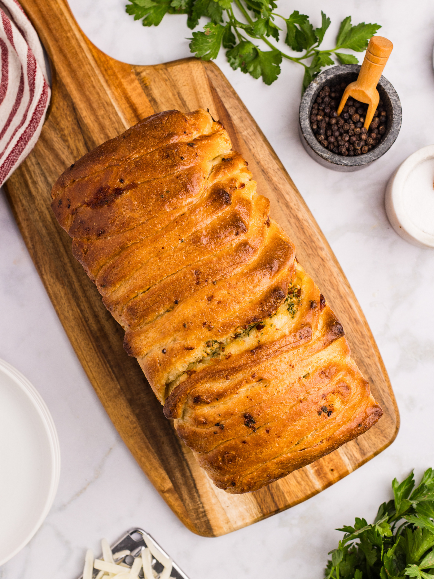 Cheesy Pull Apart Bread