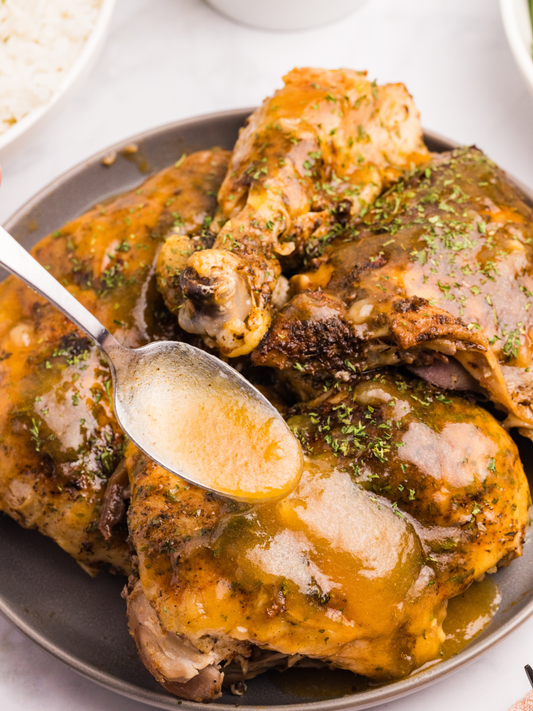 Slow Cooker Chicken Leg Quarters
