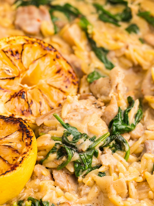Lemon Chicken and Orzo