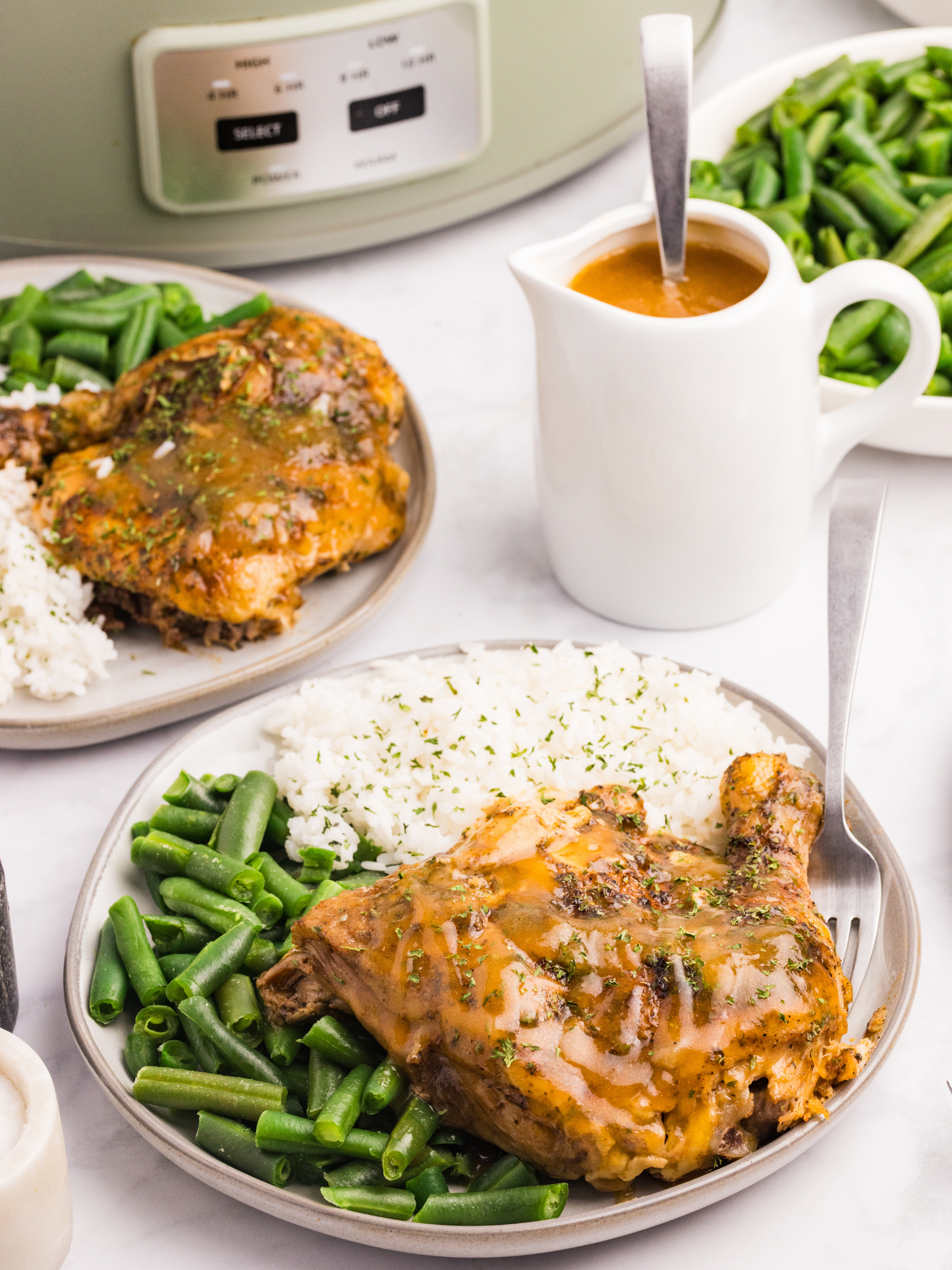 Slow Cooker Chicken Leg Quarters