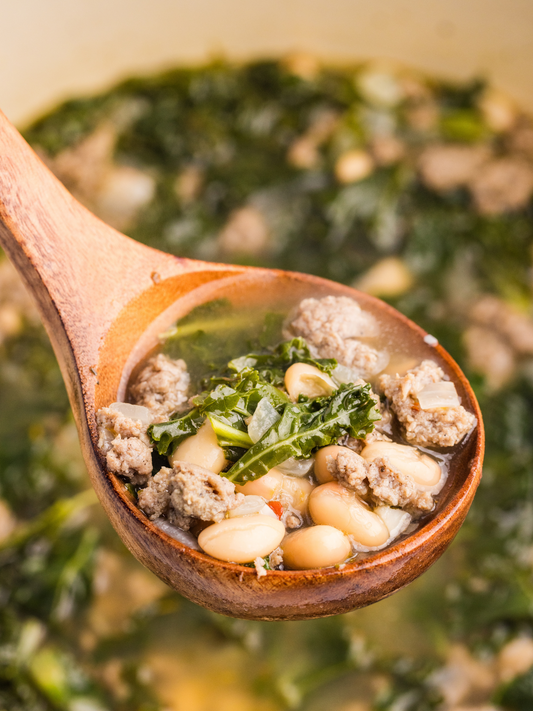 Sausage Kale and White Bean Soup