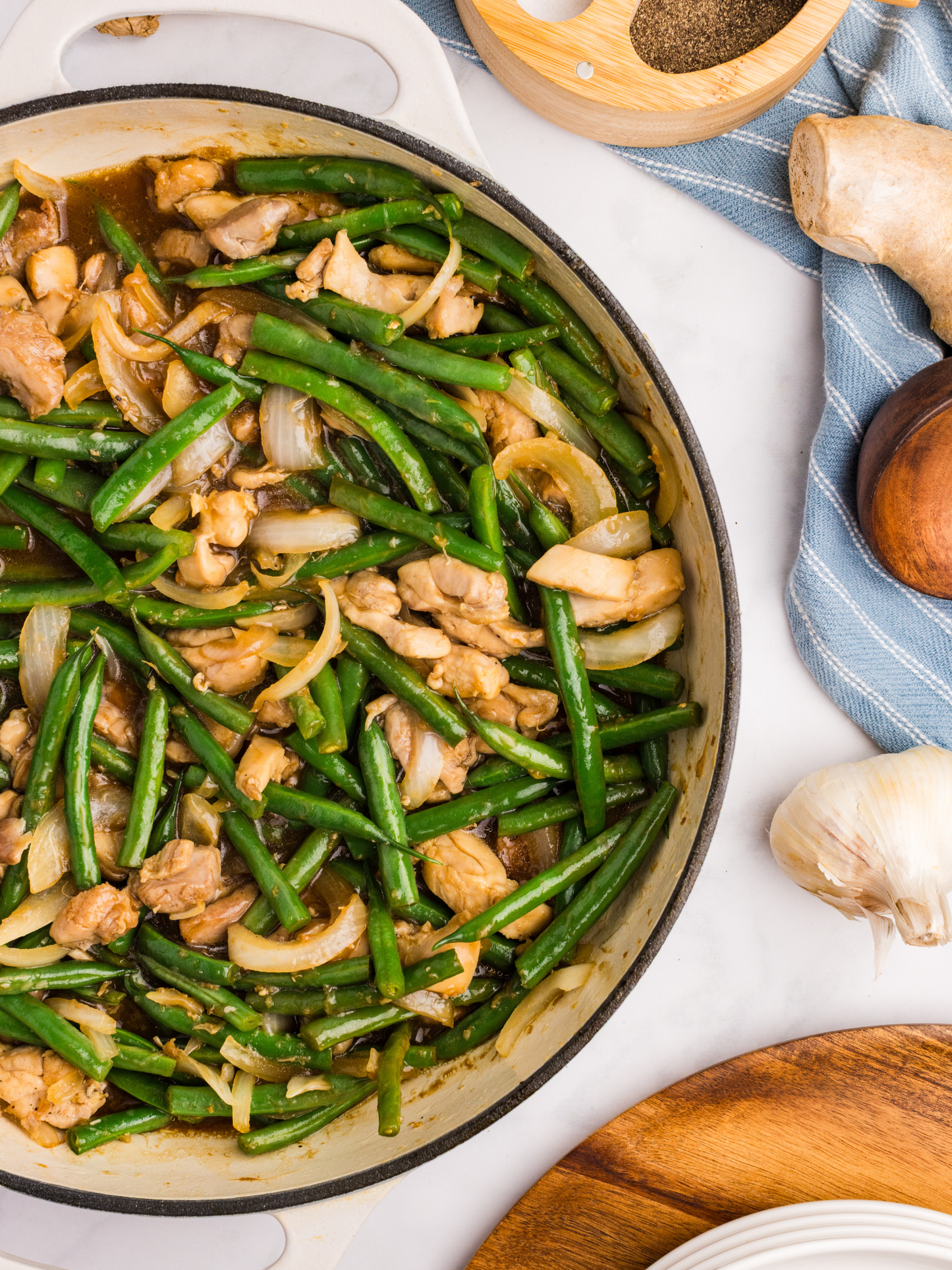 Chicken and String Bean Stir Fry
