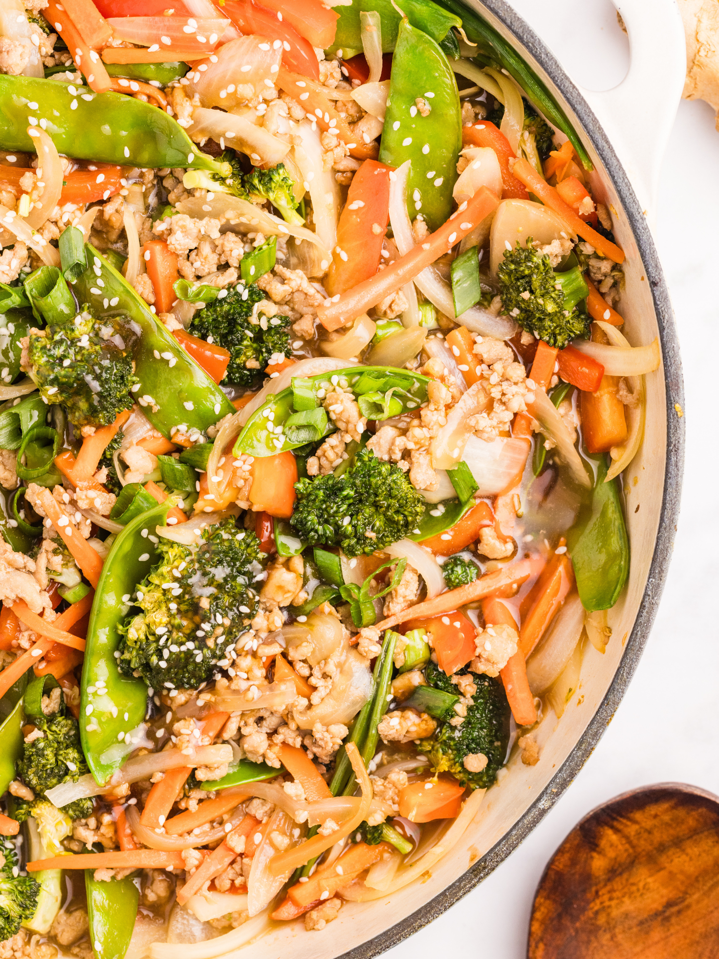 Ground Chicken Stir Fry
