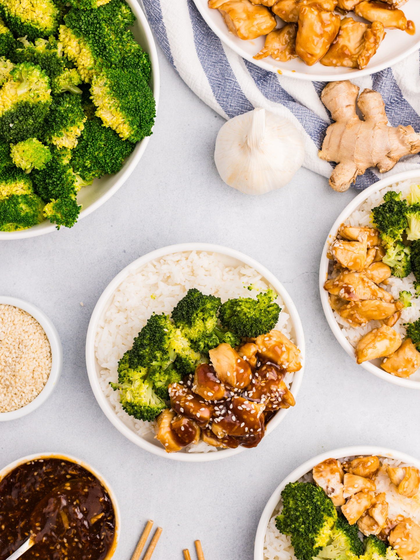 Teriyaki Chicken and Rice Bowls