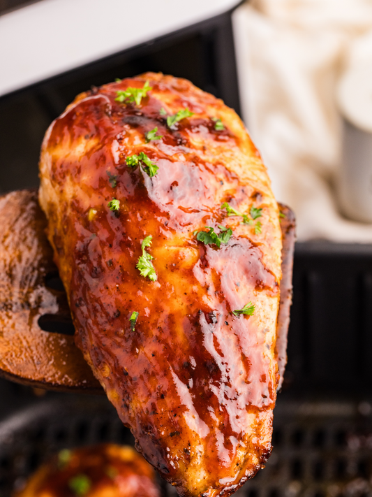 Air Fryer BBQ Chicken Breasts