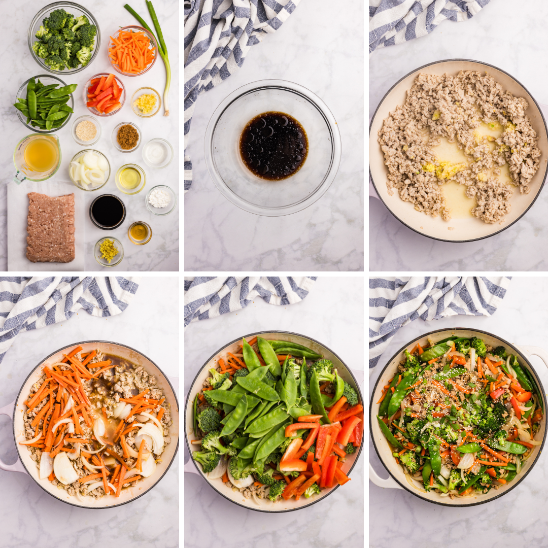 Ground Chicken Stir Fry